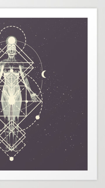 Sacred Geometry Divine Feminine Energy Spiritual Manifestation Wallpaper