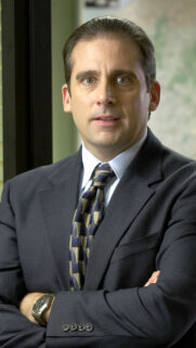 Steve Carell as Michael Scott The Office Portrait Mobile Wallpaper