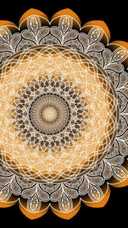 Golden Mandala Sacred Geometry Spiritual Art and Energy Meditation Wallpaper