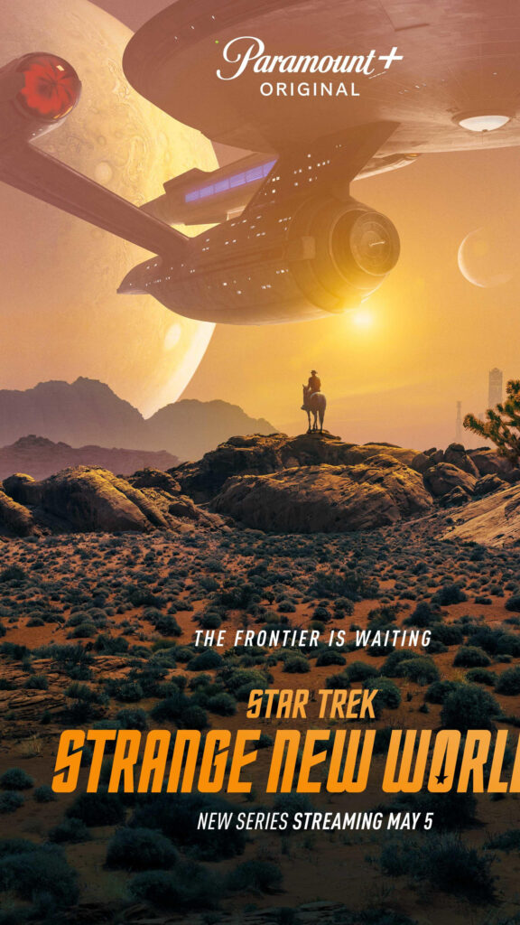 Star Trek Strange New Worlds Enterprise Mobile Wallpaper