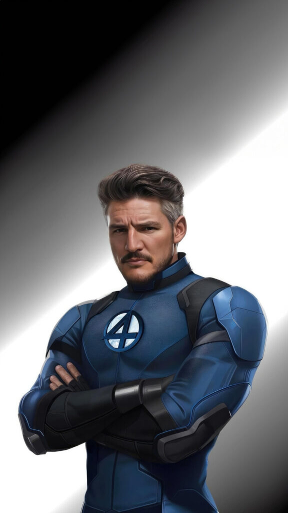 Pedro Pascal as Reed Richards Fantastic Four Mobile Wallpaper