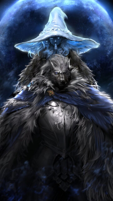 Blaidd and Ranni Elden Ring Dark Fantasy 4K Wallpaper