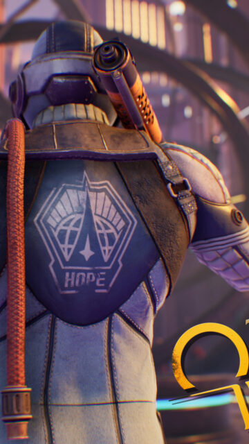 The Outer Worlds Character Art Mobile Wallpaper