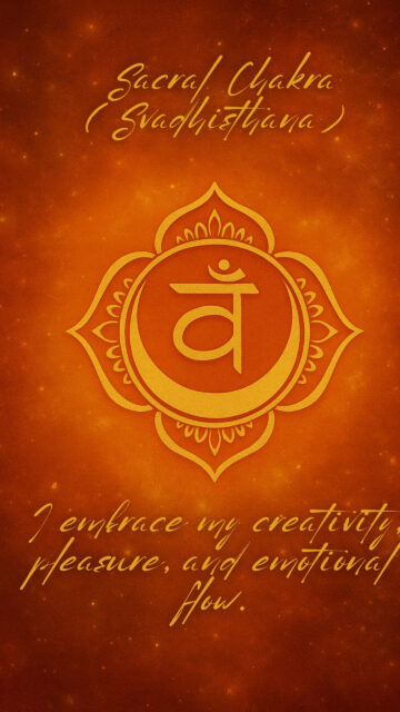 Sacral Chakra Svadhisthana Spiritual Energy Alignment Wallpaper