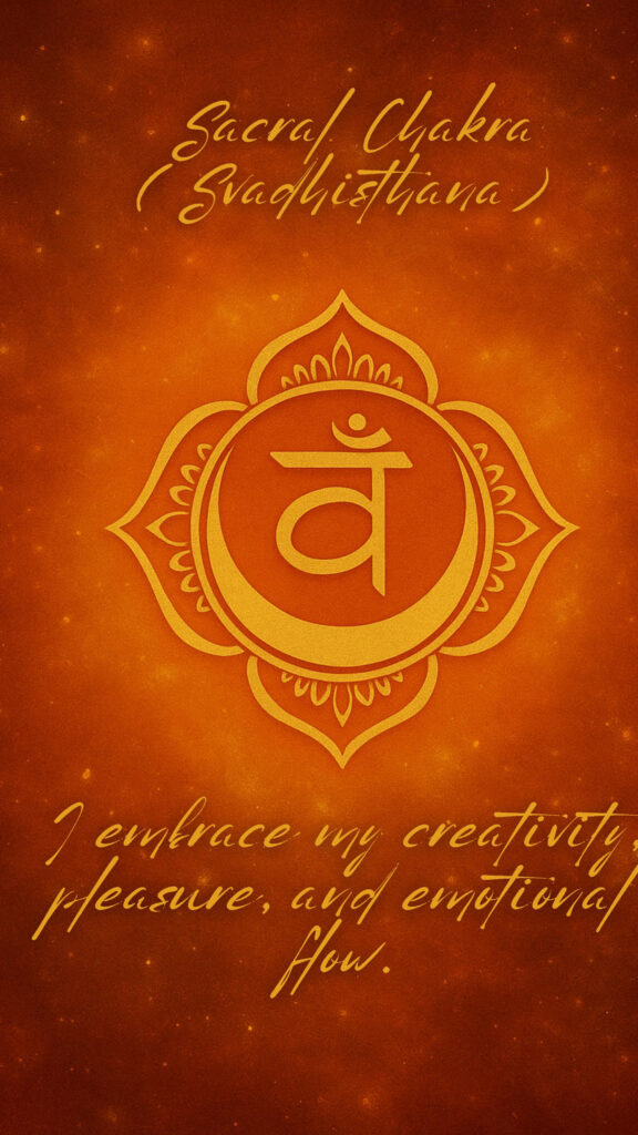 Sacral Chakra Svadhisthana Spiritual Energy Alignment Wallpaper
