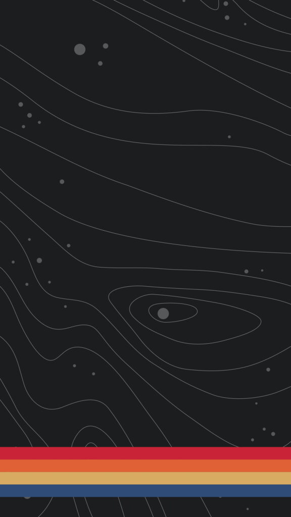 Abstract Topographic Minimalist Style Mobile Wallpaper