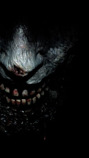 Terrifying Creature Close-Up Horror Mobile Wallpaper