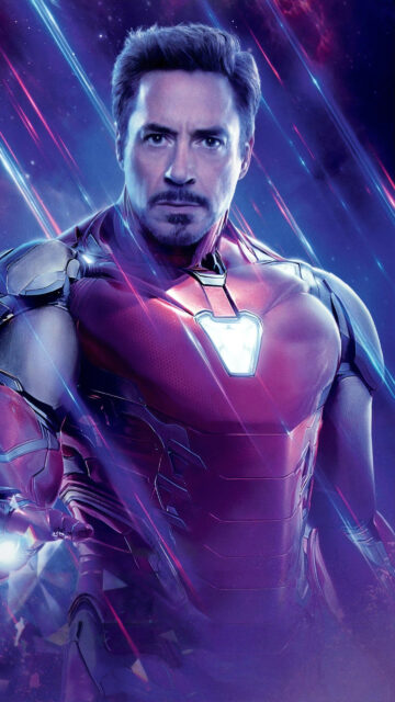 Iron Man Robert Downey Jr. Avengers Endgame Mobile Wallpaper