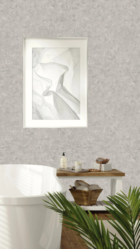 Minimalist Bathroom Spa Decor Mobile Wallpaper