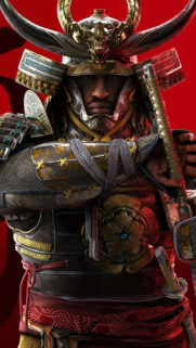Samurai Warrior Assassin’s Creed Shadows Mobile Wallpaper