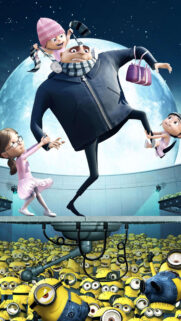 Despicable Me Gru and Minions Mobile Wallpaper