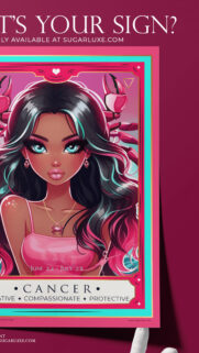 Cancer Zodiac Sign Aesthetic Art: Intuitive and Protective Water Sign Wallpaper
