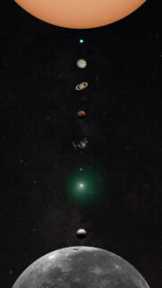 Celestial Alignment and Cosmic Manifestation Spiritual Energy Wallpaper