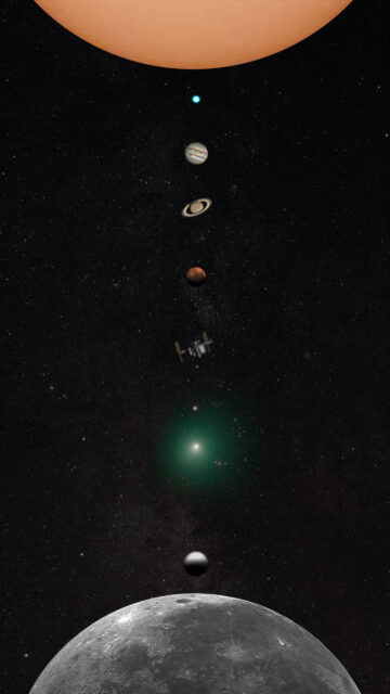 Celestial Alignment and Cosmic Manifestation Spiritual Energy Wallpaper