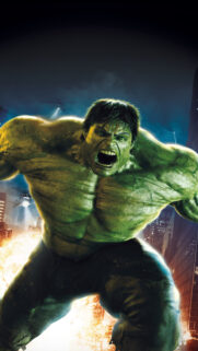 The Incredible Hulk Roaring in the City Mobile Wallpaper
