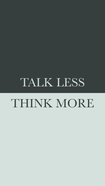 Talk Less Think More Success Mindset and Manifestation Desktop Wallpaper