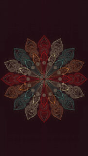 Intricate Mandala Spiritual Energy Geometry 4K Mobile Wallpaper