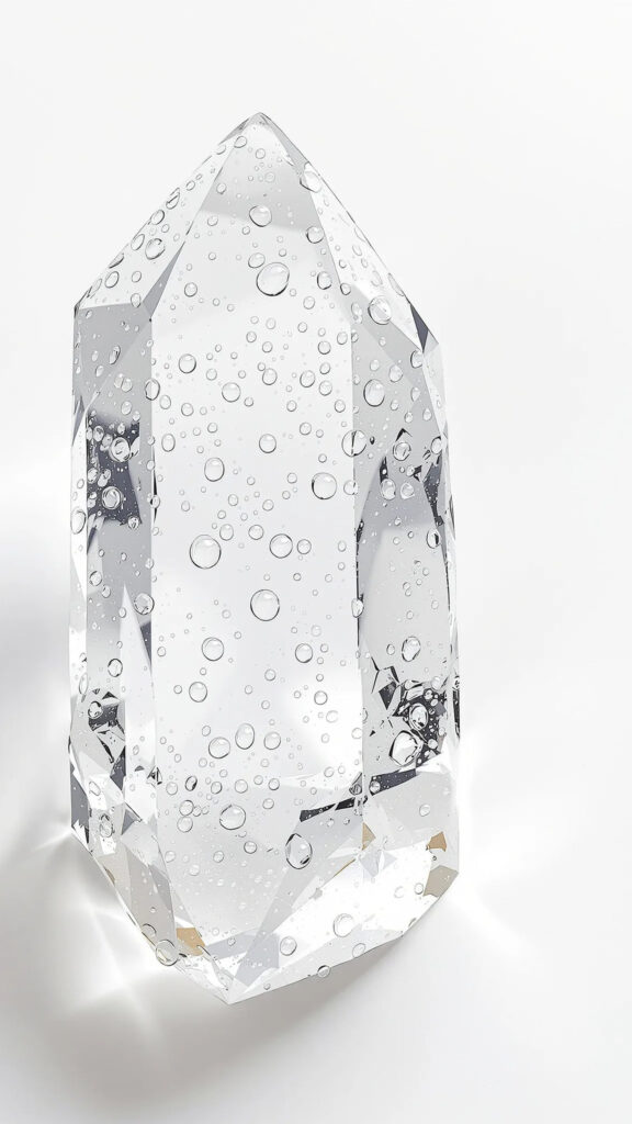 Clear Quartz Crystal Healing Energy and Spiritual Clarity Wallpaper