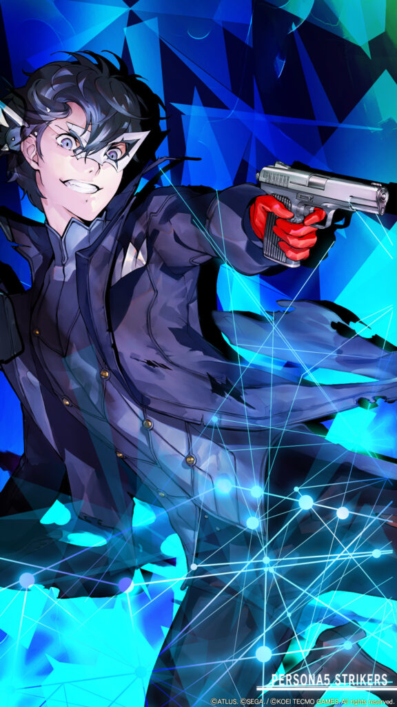 Joker Persona 5 Strikers Action Pose Mobile Wallpaper