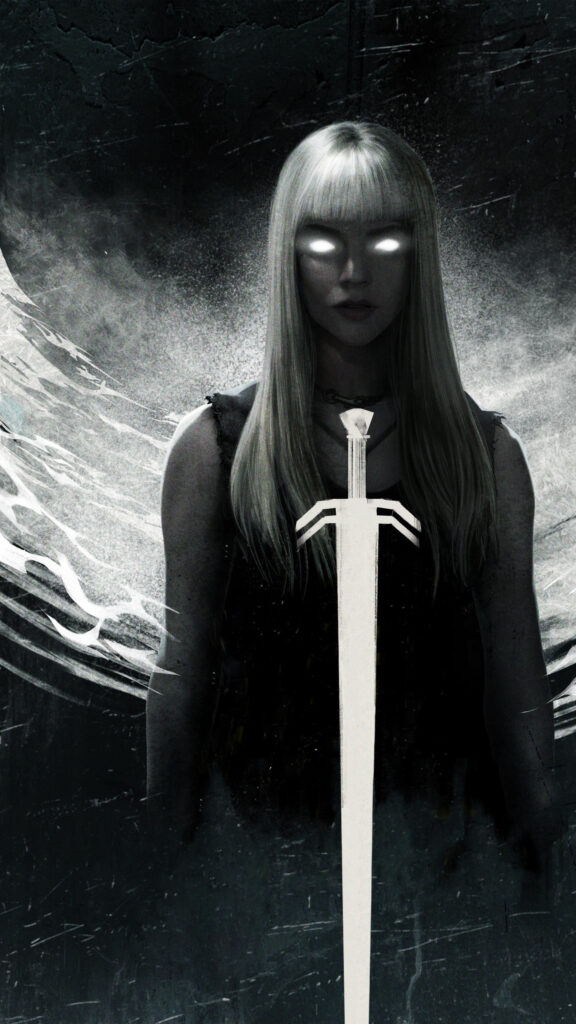 Magik Soulsword Dark Fantasy Aesthetic 4K Wallpaper