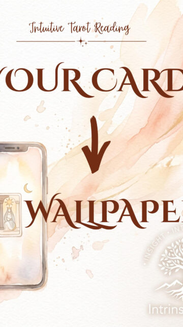 The High Priestess Tarot Card Spiritual Guidance Mobile Wallpaper