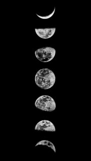 Mystical Lunar Cycle Moon Phases for Spiritual Alignment Wallpaper