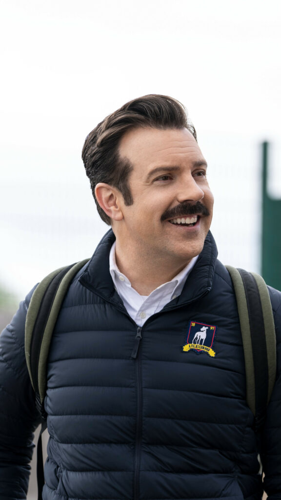 Jason Sudeikis as Ted Lasso Official Mobile Wallpaper