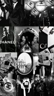 Luxury Chanel Aesthetic Vision Board for High Vibe Manifestation Wallpaper