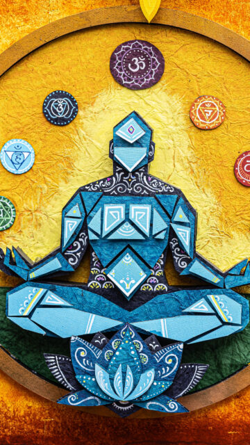 Chakra Balancing and Spiritual Energy Meditation Sacred Geometry Wallpaper