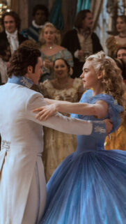 Cinderella and Prince Charming Ballroom Dance Mobile Wallpaper