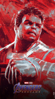 The Incredible Hulk Avengers Endgame Artistic Mobile Wallpaper