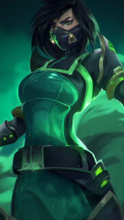 Viper Valorant Green Tactical Agent Mobile Wallpaper