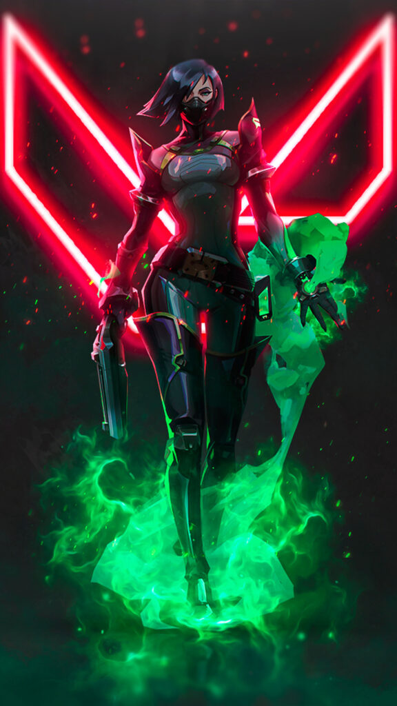 Viper Valorant Tactical Agent Mobile Wallpaper
