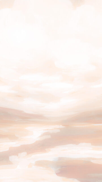 Minimalist Soft Peach Abstract Manifestation Vision Board Aesthetic Wallpaper