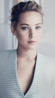 Jennifer Lawrence Portrait Mobile Wallpaper