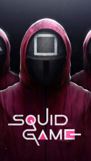 Squid Game Masked Guards Mobile Wallpaper