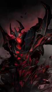 Shadow Fiend Dota 2 Dark Fantasy Mobile Wallpaper