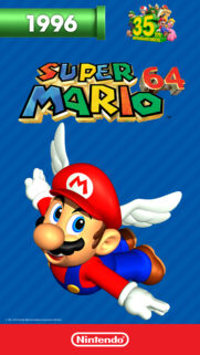 Super Mario 64 35th Anniversary Edition Mobile Wallpaper