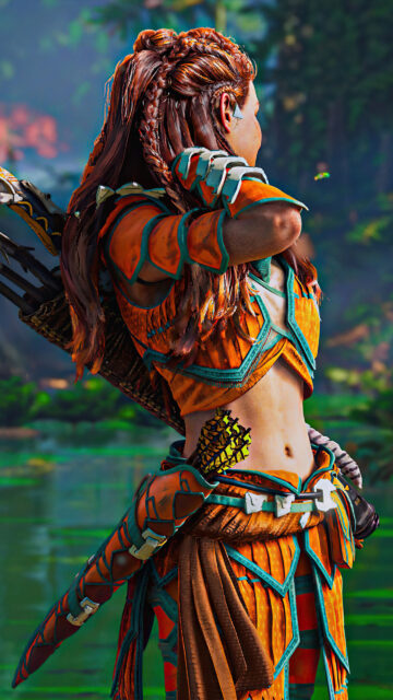 Aloy Horizon Forbidden West Stunning Gaming Mobile Wallpaper