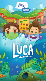 Disney Emoji Blitz Luca Characters Mobile Wallpaper