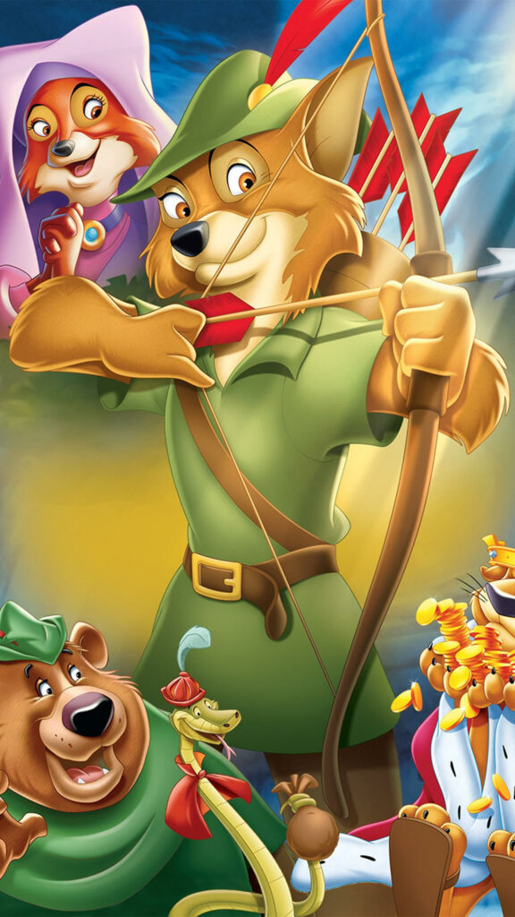 Robin Hood Disney Adventure Mobile Wallpaper