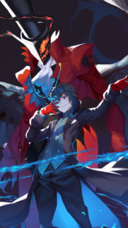 Anime Style Phantom Thief with Spirit Mobile Wallpaper