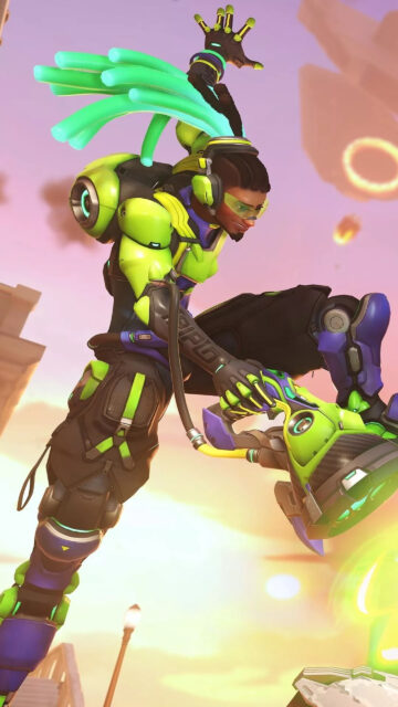 Lucio Overwatch Dynamic Hero Action Mobile Wallpaper