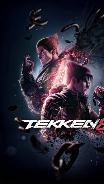 Tekken 8 Kazuya and Jin Duel Mobile Wallpaper