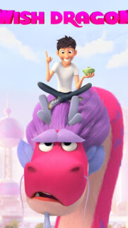 Wish Dragon Din and Long Character Movie Mobile Wallpaper