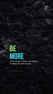 Be More Success Mindset and Manifestation Motivation Aesthetic Wallpaper