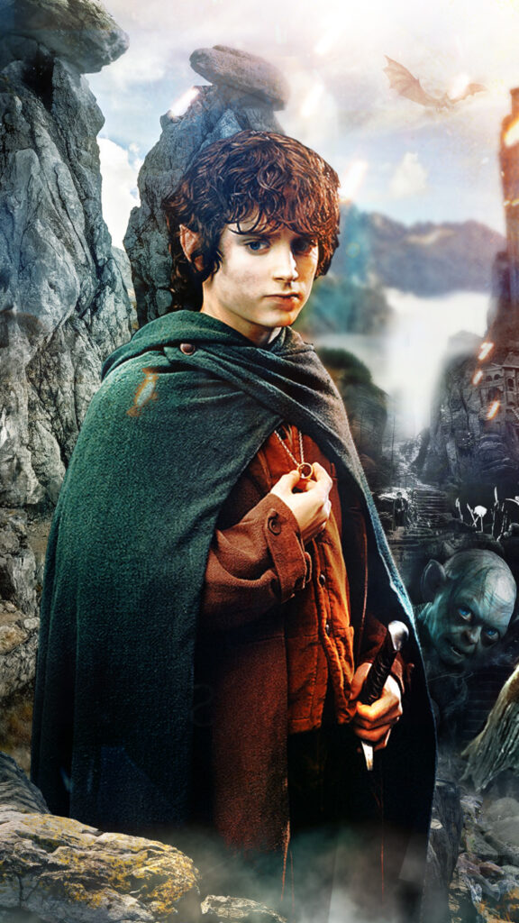 Frodo Baggins The Lord of the Rings Cinematic Phone Wallpaper