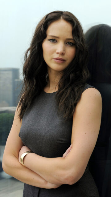 Jennifer Lawrence Professional Portrait Mobile Wallpaper