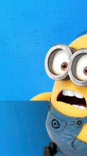 Minion Expressing Surprise Mobile Wallpaper