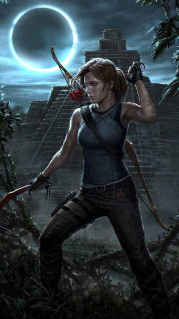 Lara Croft Shadow of the Tomb Raider Mobile Wallpaper